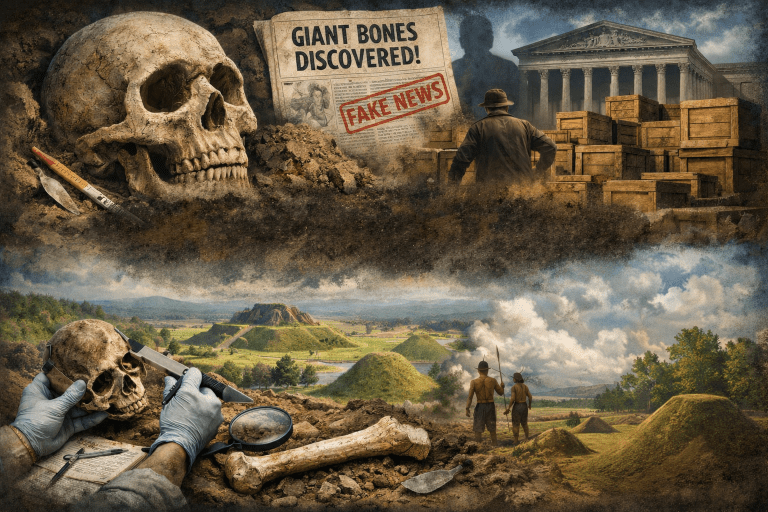 The Giant Myth and the Erasure of Indigenous Mound Builders
